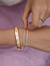 BaubleBar Astra Celestial Hinge Bangle - Gold/Pavé -
It's Black Friday Week: Enjoy 30% off.