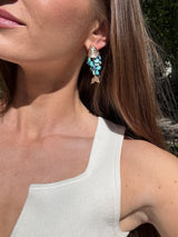 BaubleBar Ripple Effect Fish Earrings - Gold/Turquoise -
Fish Statement Earrings