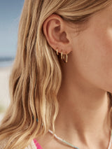 BaubleBar Verbena Waterproof Earring Set - Gold -
Set of three pavé huggies