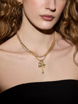 BaubleBar 18K Gold Bennett Classic Tennis Necklace - 18K Gold Plated Sterling Silver -
Black Friday Deal