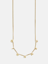 BaubleBar Mini 18K Gold Custom Icon Necklace - 18K Gold - 
    Get Gifting Early: 20% Off Custom