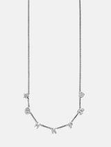 BaubleBar Mini Sterling Silver Custom Icon Necklace - Sterling Silver. Pavé Cubic Zirconia Stones -
It's Black Friday Week: Enjoy 20% off.