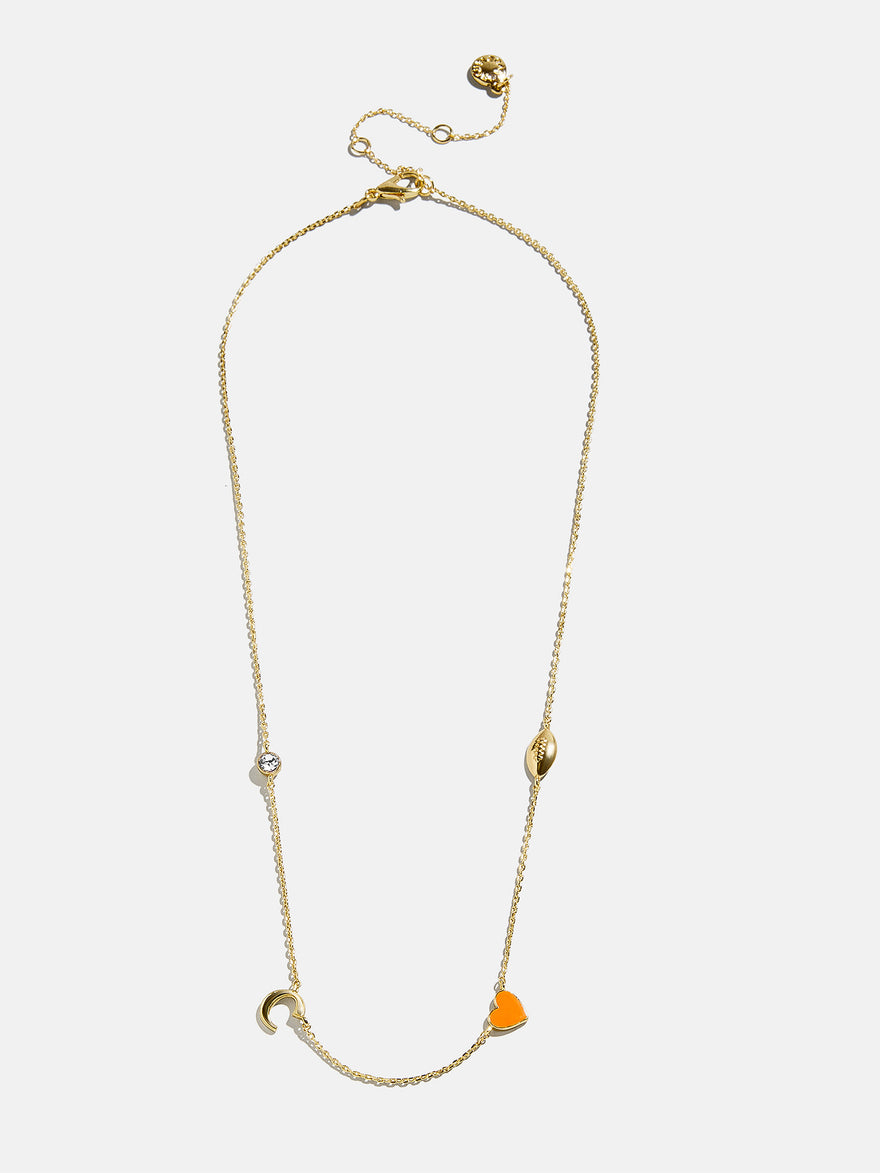 Clemson University Spaced Charm Necklace - Clemson University