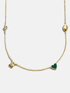 Michigan State University Spaced Charm Necklace - Michigan State University