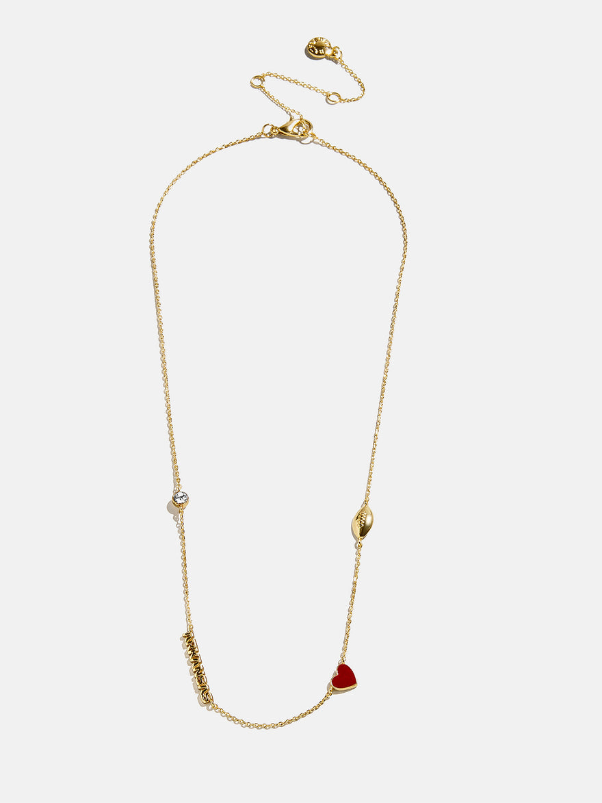 University of Arkansas Spaced Charm Necklace - University of Arkansas