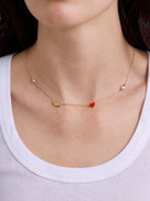 University of Georgia Spaced Charm Necklace - University of Georgia