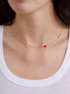 University of Nebraska Spaced Charm Necklace - University of Nebraska
