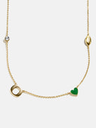 University of Oregon Spaced Charm Necklace - University of Oregon