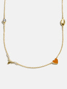 University of Texas at Austin Spaced Charm Necklace - University of Texas at Austin