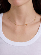 University of Texas at Austin Spaced Charm Necklace - University of Texas at Austin