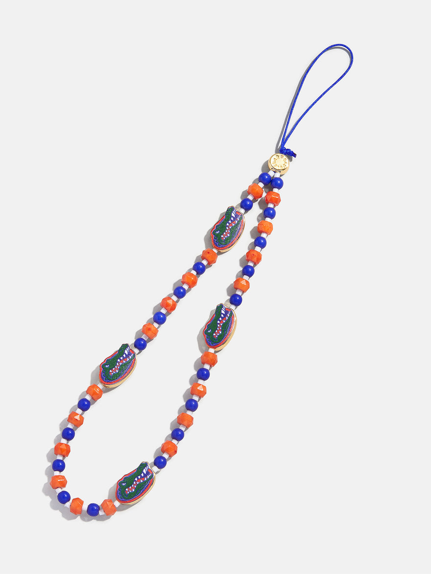 University of Florida Beaded Phone Charm - University of Florida