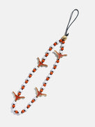 University of Texas at Austin Beaded Phone Charm - University of Texas at Austin