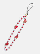 University of Wisconsin Beaded Phone Charm - University of Wisconsin