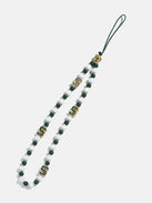 Michigan State University Beaded Phone Charm - Michigan State University