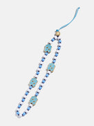 University of North Carolina Beaded Phone Charm - University of North Carolina