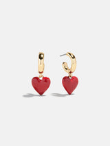 BaubleBar Game Day Heart Drop Earrings - Dark Red -
20% OFF ENDS SOON