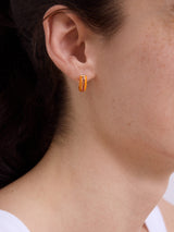 BaubleBar Game Day Enamel Huggie Earrings - Light Orange -
20% OFF ENDS SOON