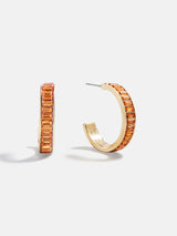 BaubleBar Game Day Baguette Hoop Earrings - Orange -
20% OFF ENDS SOON
