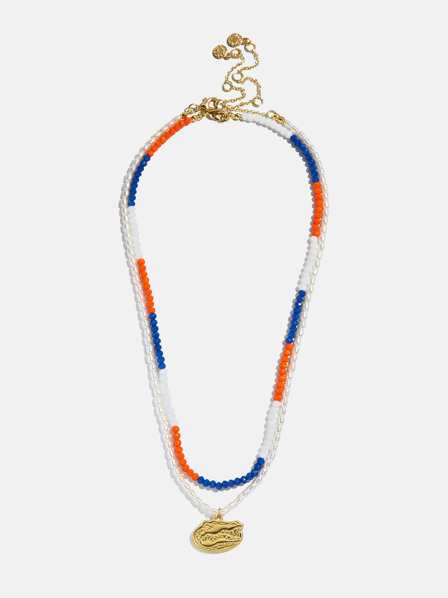 University of Florida Beaded Logo Necklace Set - University of Florida