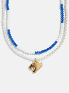 University of Kentucky Beaded Logo Necklace Set - University of Kentucky