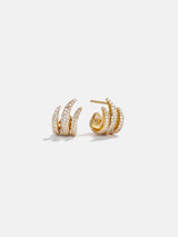 BaubleBar Giselle 18K Gold Earrings - Gold/Pavé -
Limited Time: Enjoy 20% Off