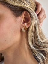 BaubleBar Giselle 18K Gold Earrings - Gold/Pavé -
Limited Time: Enjoy 20% Off