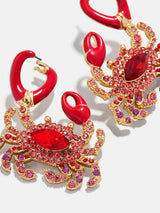 BaubleBar In A Pinch Crab Earrings - Red - 
    Tropical statement earrings