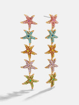 BaubleBar Kiana Starfish Earrings - Multi - 
    Statement drop earrings
