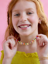 BaubleBar Bead Mine Kids' Custom Name Necklace - Dark Multi -
Customizable colorful beaded necklace