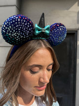 BaubleBar Disney Minnie Mouse Halloween Witch Ears Headband - Minnie Mouse Witch Ears - 
    Disney Halloween ears with crystals