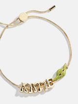 BaubleBar STAR WARS™ Yoda™ Bubble Slider Custom Bracelet - Yoda - 
    Personalized name bracelet