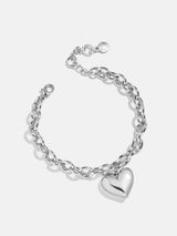BaubleBar Millie Bubble Heart Bracelet - Silver -
Limited Time: Enjoy 20% Off