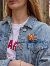 BaubleBar Disney Minnie Mouse Pumpkin 3D Pin - Minnie Mouse -
Halloween collectible pin