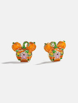 BaubleBar Disney Mickey Mouse Haunted Pumpkin Earrings - Pumpkin - 
    Halloween stud earrings