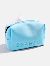 BaubleBar Aqua -
Personalized jewelry pouch