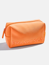 BaubleBar Tangerine -
Personalized jewelry pouch