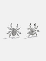 BaubleBar Crystal Creepers Spider Earrings - Spider -
Crystal Halloween earrings