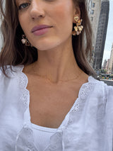 BaubleBar Fiorella Gold Floral Earrings - Gold -
Statement flower earrings