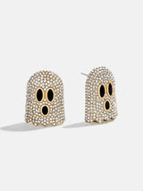 BaubleBar Shimmer My Spirits Earrings - Ghost - 
    Pavé Halloween earrings