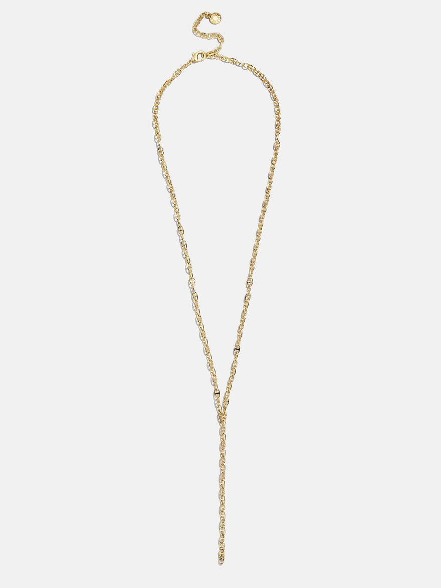 Thalia Gold Lariat Necklace - Gold