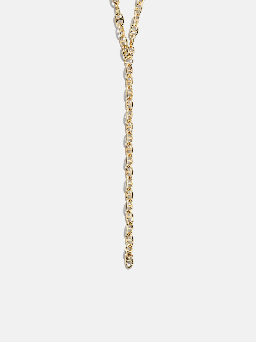 Thalia Gold Lariat Necklace - Gold