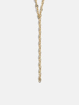BaubleBar Thalia Gold Lariat Necklace - Gold -
Gold Y necklace