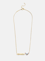 BaubleBar Disney Stitch Custom Nameplate Necklace - Block - 
    Personalized name necklace