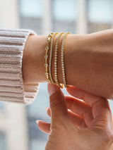 BaubleBar 1.5MM Stones - 
    Cubic zirconia tennis bracelet