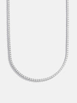 BaubleBar 2MM Stones -
Cubic zirconia tennis necklace