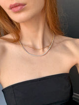 BaubleBar 2MM Stones -
Cubic zirconia tennis necklace