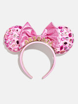 BaubleBar Disney Minnie Mouse Hot Pink Crystal Custom Ears Headband - Minnie Mouse Hot Pink Crystal Custom Ears -
Pink Disney ears