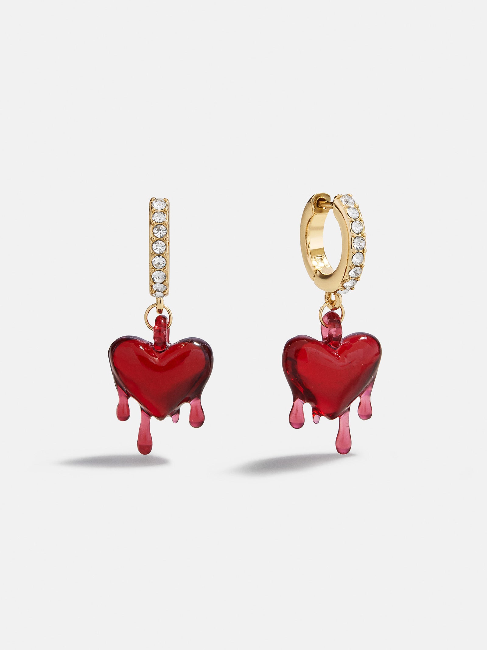 Love Bites Earrings - Love Bites – Halloween heart earrings  display picture 1