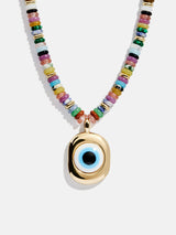 BaubleBar Amaris Semi-Precious Evil Eye Necklace - Evil Eye -
Beaded necklace with evil eye charm
