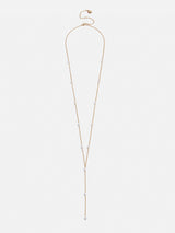 BaubleBar Juliet Pearl Lariat Necklace - Gold/Pearl -
Pearl Y necklace